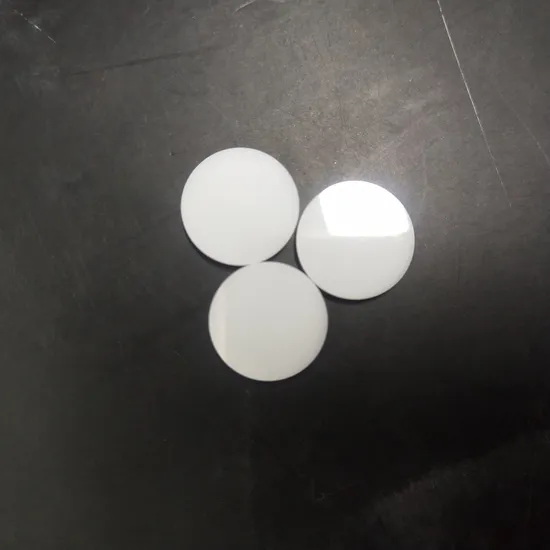 High Wear Resistant Zirconium Oxide Ceramic Wafer Mirror Polished Zirconia Zro2 Ceramic Round Plate